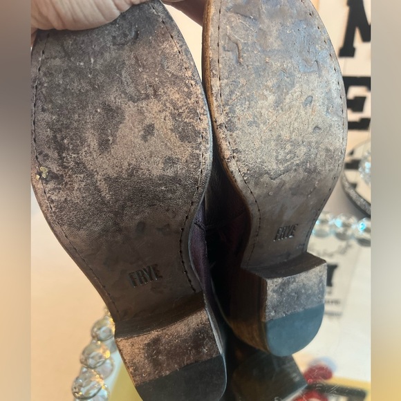 Frye metallic boots rare women’s size 7.5 - Picture 8 of 11